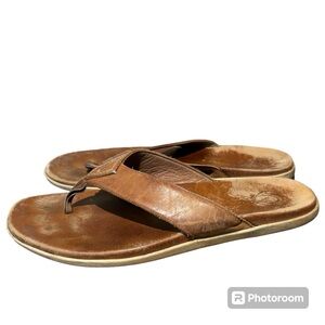 Men’s Leather Olukai Flip-Flops